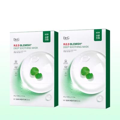 Red Blemish Deep Soothing Mask 10 Sheets + 10 Sheets