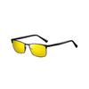 Men's Classic Square Night Vision Sunglasses Neutral Fashion Luxury Polarized Night Vision Glasses Driving Riding Flat Glasses