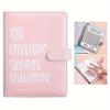 100-Day $5050 Money Saving Challenge Coin Envelope Budget Storage Book - Develop Good Savings Habit,  Made of Durable Plastic Material