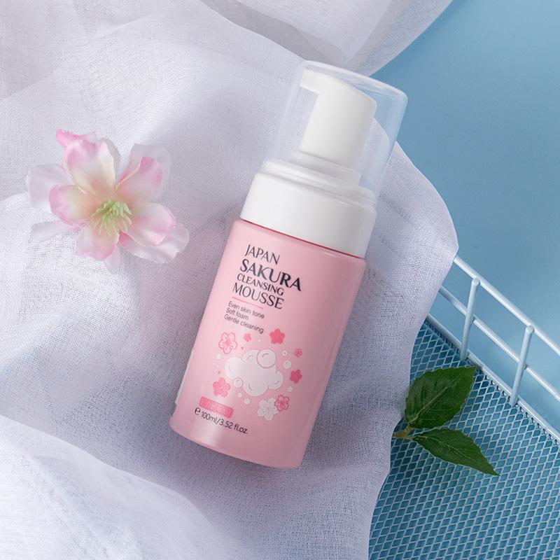 LAIKOU Japan Sakura Cleansing Mousse Очищающее средство для лица 100 мл 100ml