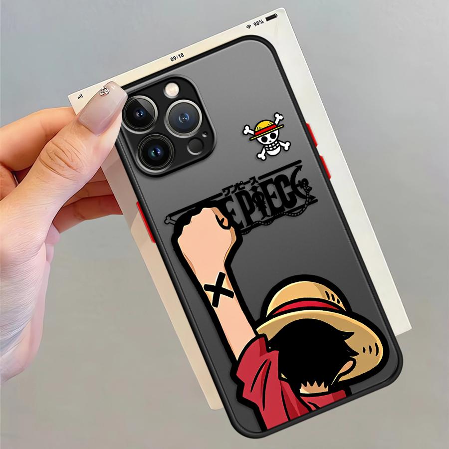 Case for iPhone 17 Pro Max 11 7 8 SE 14 13 Mini 16 Plus XS XR 15 Air 12 Funda Back Phone Cover One Pieces Zoro Luffy