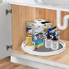 Kitchen Cabinet Fridge Storage Pantry Countertop Lazy Turntable Organizer - Space Saving Rotating Shelf for Home