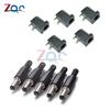 10PCS DC Power Connector Pin 2.1x5.5mm Female Plug Jack + Male Plug Jack Socket Adapter