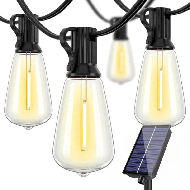 Garden Solar String Lights Led Remote Control Outdoor Lamps Waterproof Outdoor Solar Led Light For Party Camping Tent Decoration