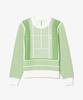 LACOSTE Women'S Tennis Court Jacquard Sweater Af9867-56G 4In
