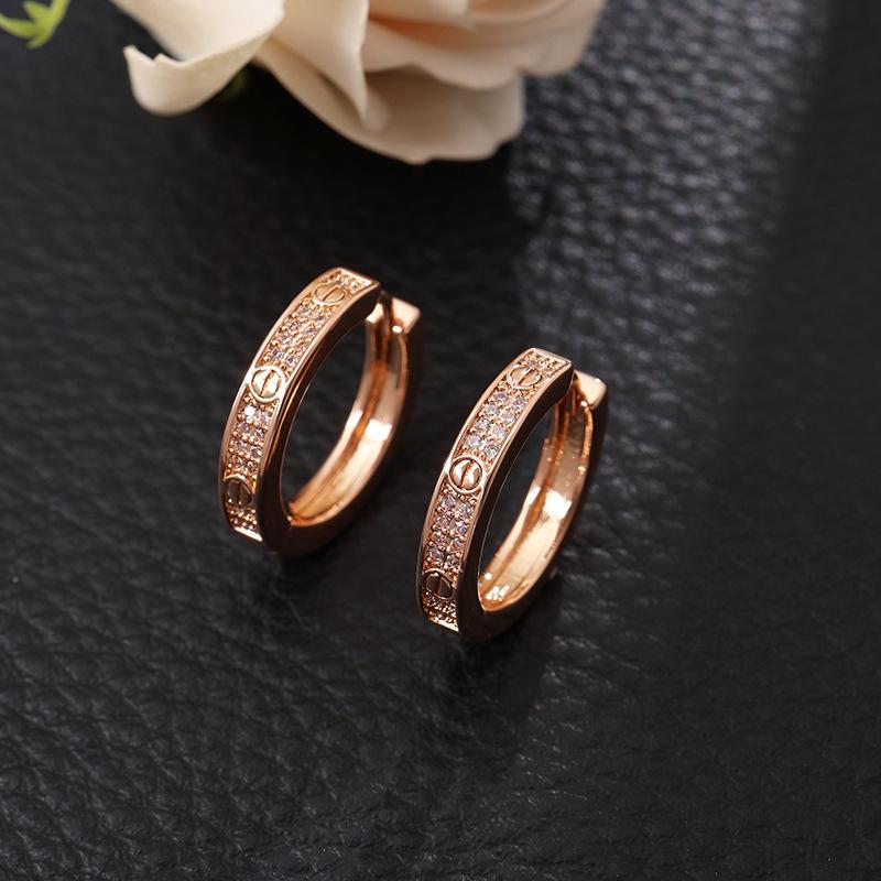 Gold-plated 18K Gold Rose Gold Rhombus Plaid Ring Women s Niche Design Light Luxury High-end Coco New Index Finger Ring