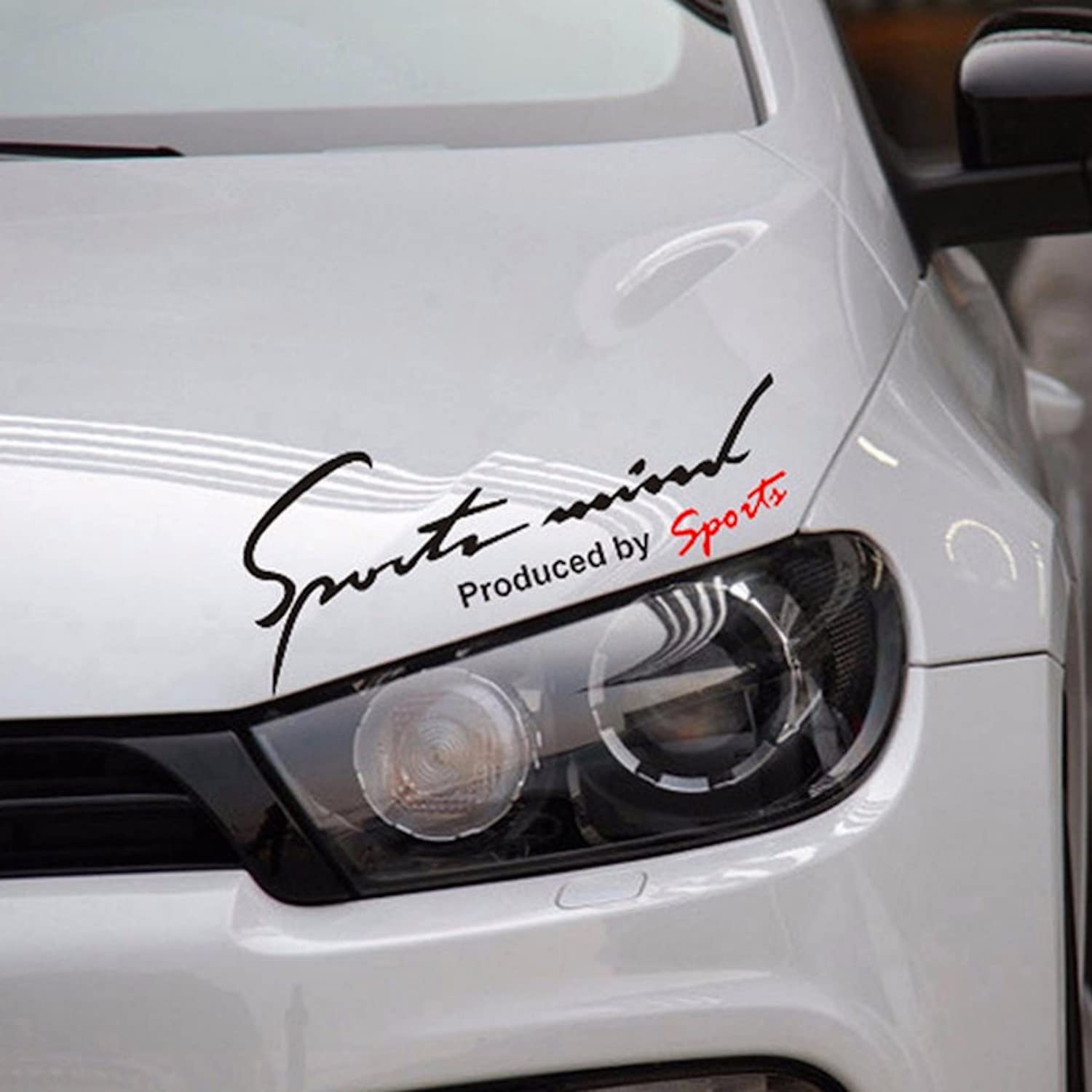 

Sports Mind Universal Side 8 4 Sizes Car/Motorcycle Sticker/Decal, Dress-Up Sticker, Colors, (Black, Small, 19x7cm) чёрный