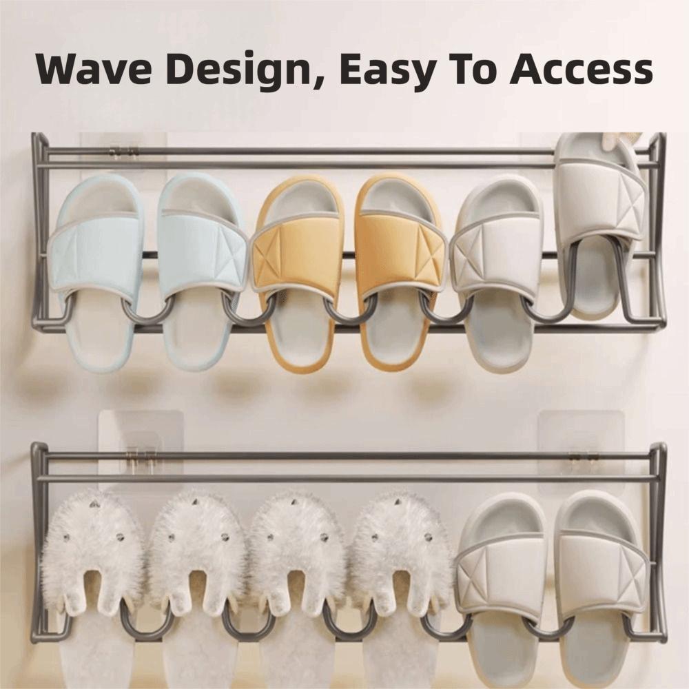 Easy Installation Hanging Shoe Rack Removable Shoe Holder Wall Mount Shoe Storage  Camper