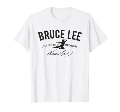 Bruce Lee Live A Life Worth Remembering T-shirt