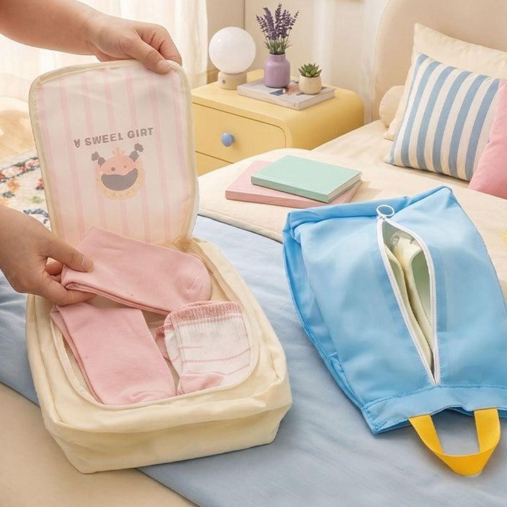Thickened Double Layer Shoe Bag Separate Storage Shoes Pouch Portable Shoe Storage Bag Travel