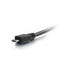 Câble usb - c2g - 6.6ft - usb a vers micro usb - 2 m - noir - usb 2.0