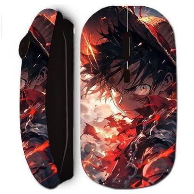 Wireless Mouse - Maniacase - One Piece - Angry Luffy - Black - USB Nano Receiver