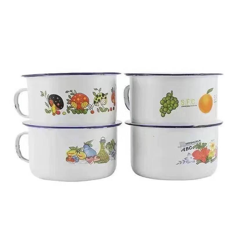 Retro Ceramic Instant Noodle Bowl