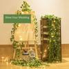 2M Künstliche Grüne Ranken Pflanze Simulation Efeu Girlande Hängend Falsche Blumen Blätter Rattan Grünzeug Wand Hochzeit Dekoration Pflanze