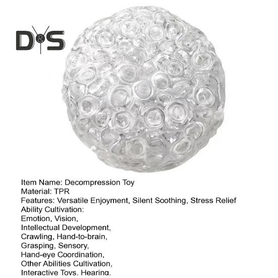 1/2/3Pcs Decompression Toy TPR Material Squeeze Sensory Toy Mini Pinch Texture Portable Anxiety Relief Original Form Squeeze Toy