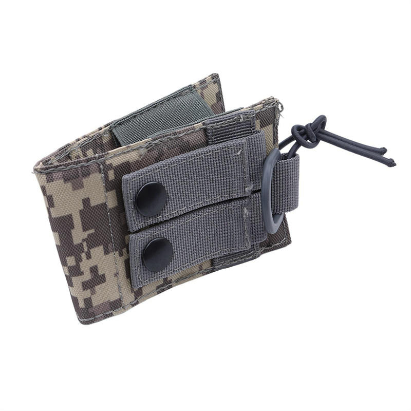 Outdoor Molle Tactical Radio Holder Case Portable Interphone Hanging Bag Magazine Pouch Pocket for Walkie Talkies
