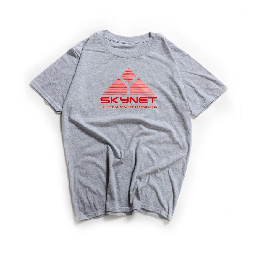 Letní módní tričko 2023 Unisex Dámské Skynet Cyberdyne System Terminator Potisk Trička Schwarzenegger Film Bavlna Swag Trička