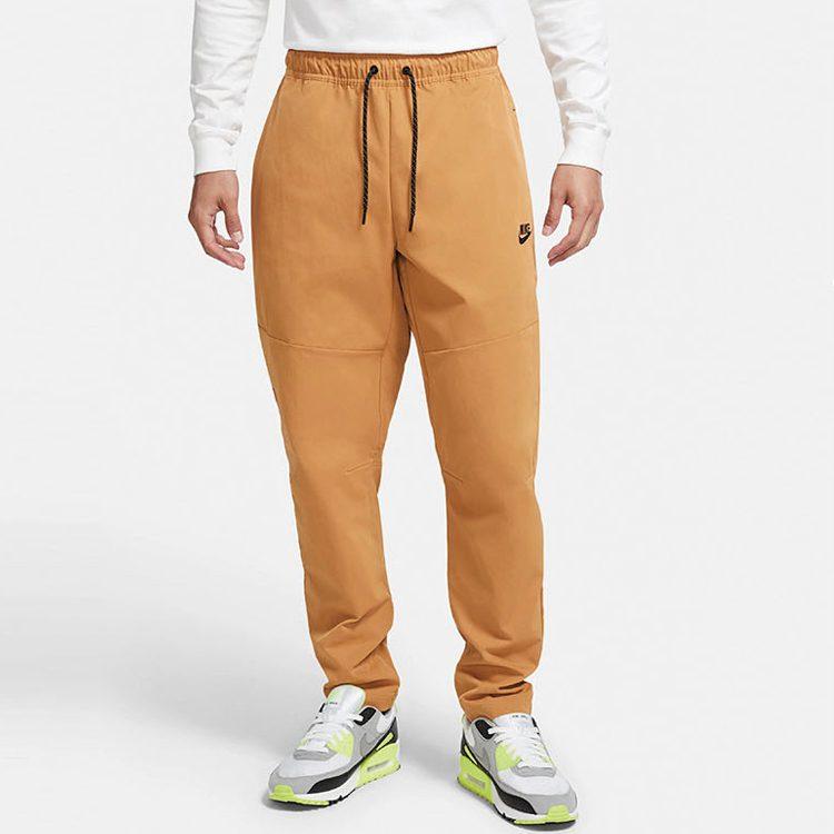 Nike Casual Pants Men's Linen Moderate Straight Fit Pants CU4484-201