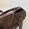 Stilvolle Wildleder Reisetasche Damen Mehrzweck-Tragetasche mit verstellbarem Schultergurt und Modischem Design