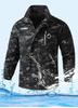 Completo Tuta Mimetica Elasticizzato: Abbigliamento da lavoro unisex, resistente all'usura e traspirante, perfetto per la primavera e l'autunno, tattico e per la protezione del lavoro.