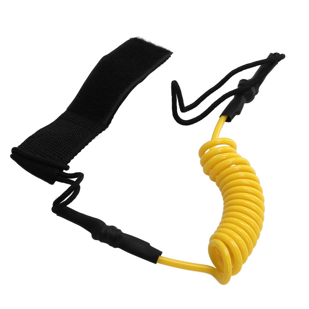 Kayak Oar Safety Rope Durable Strength Adjustable Paddle Board Accessories for Anti LostYellow