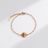 Women's Cross-border Creative Design Stainless Steel Soccer Beaded Bracelet European American-Style Minimalist Fashion Gift