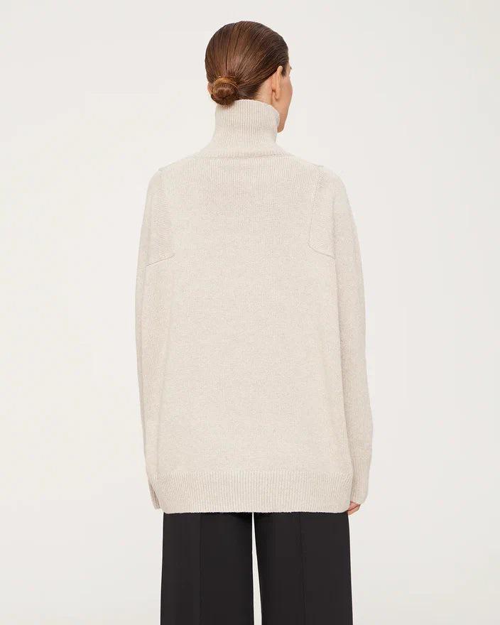 High Neck Loose Sweater for Women - Autumn/Winter European/American Style