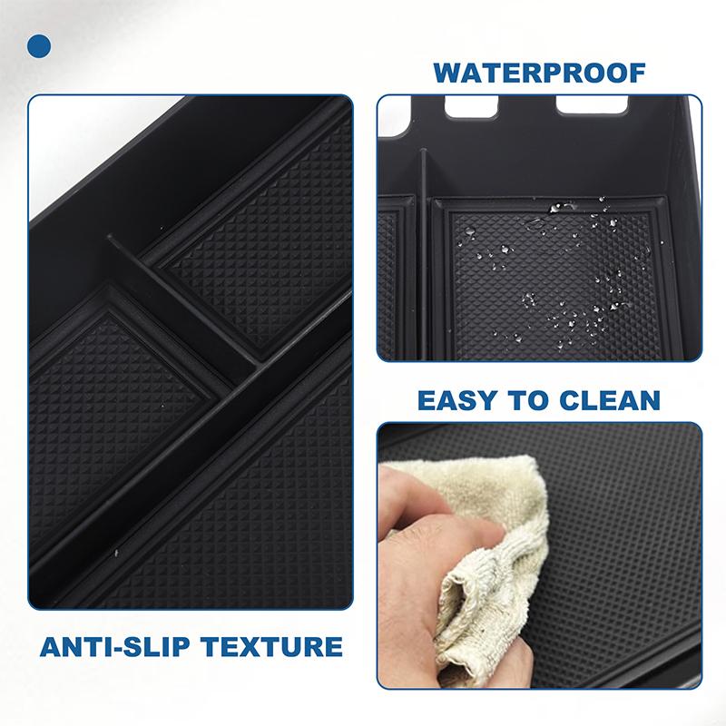 For Toyota Alphard Vellfire 40 Series 2024 Car Central Control Armrest Storage Box Organizer Tray Car Accessories