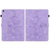 For Huawei MatePad T 10s(AGS3-L09 (Wi-Fi/LTE), AGS3-W09 (Wi-Fi Only)). PU Leather Exquisite Floral Embossed Design Tablet Case