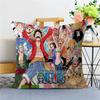 One Piece Monkey D Luffy Pillow Cover Anime Fans Exclusive Limited Edition Treasure Themed Decor for Bedroom  Dorm Room
