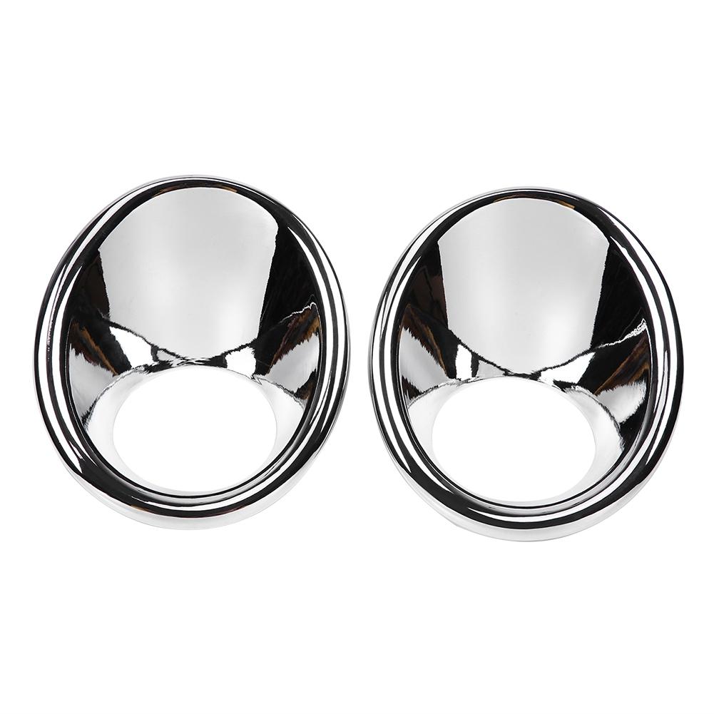 2Pcs Car Front Headlight Fog Lamp Cover Trim Frame Moulding for Suzuki Vitara 16 18