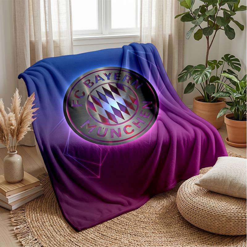 Bayern Munich Soft Flannel Fleece Blanket Lightweight Cozy Warm Throw Blanket For Sofa Bed Home Decor