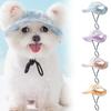 Outdoor-Sonnenhut für Hunde Katzen Haustierhut Hundehut Katzen Batik Fischerhut Katzenkopfschmuck Frühling Sommer Hunde-Geburtstagsparty-Hüte