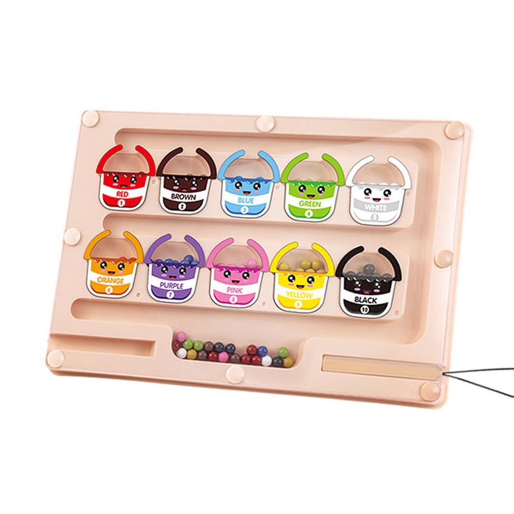 Sensory Magnetic Maze Board Educational Puzzle Sorting Game for Toddler Fine Motor Skill Learning Development Toy
