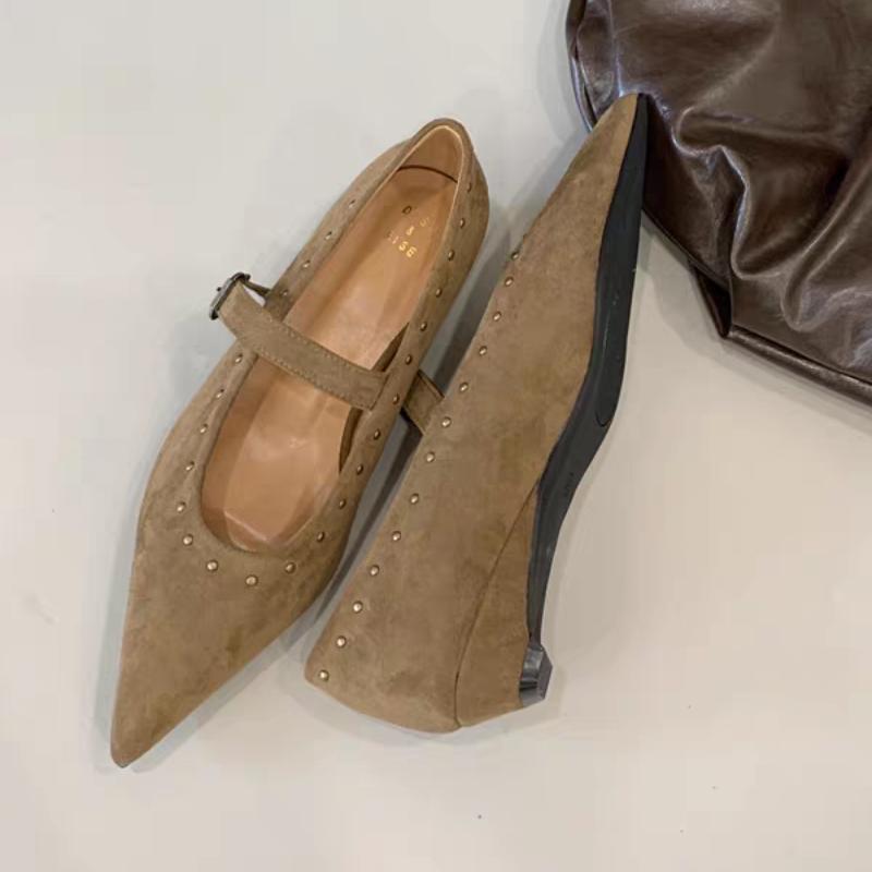 Pointed Toe Women Luxury Shoes Flats Fashion Sexy Loafers Shoes Shallow Designer 2025 Autumn Elegant Dress Zapatillas De Mujer