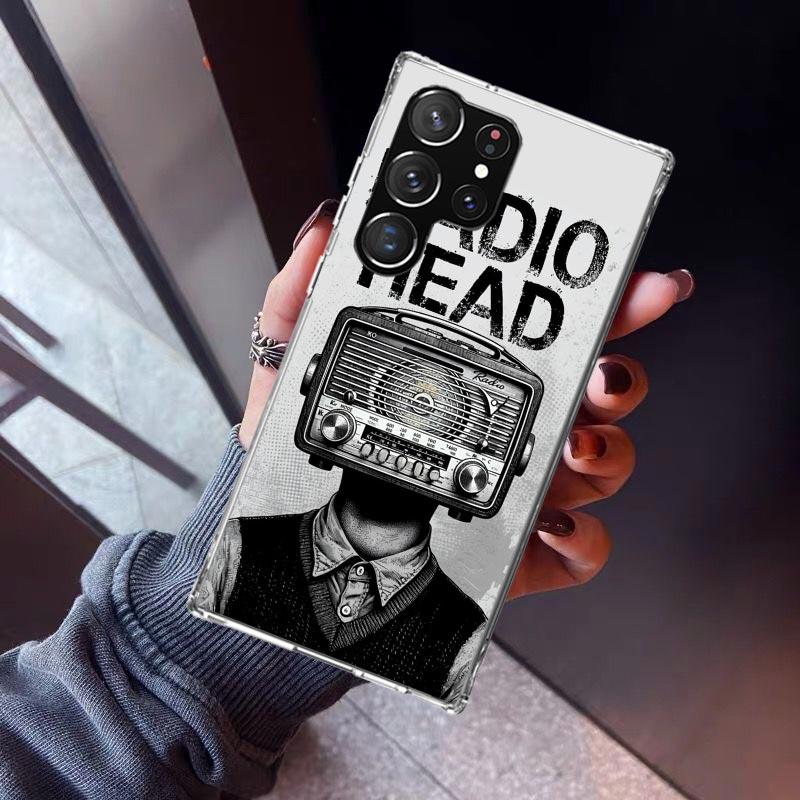 Bnad R-Radiohead Fodral För Samsung Galaxy S26 S25 Edge S24 S23 Ultra S22 Plus S21 S20 FE Mjukt TPU Baksidesskydd Funda Galaxy S