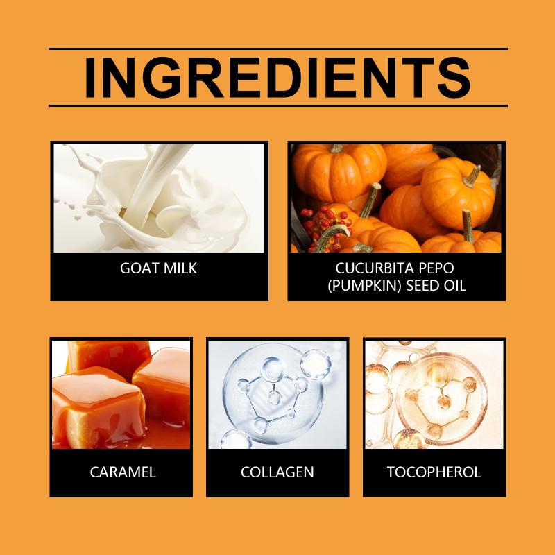 Oceaura Goat Milk Hand Cream Caramel Pumpkin Moisturizing Moisturizing Hand Cream For Tender And Smooth Skin