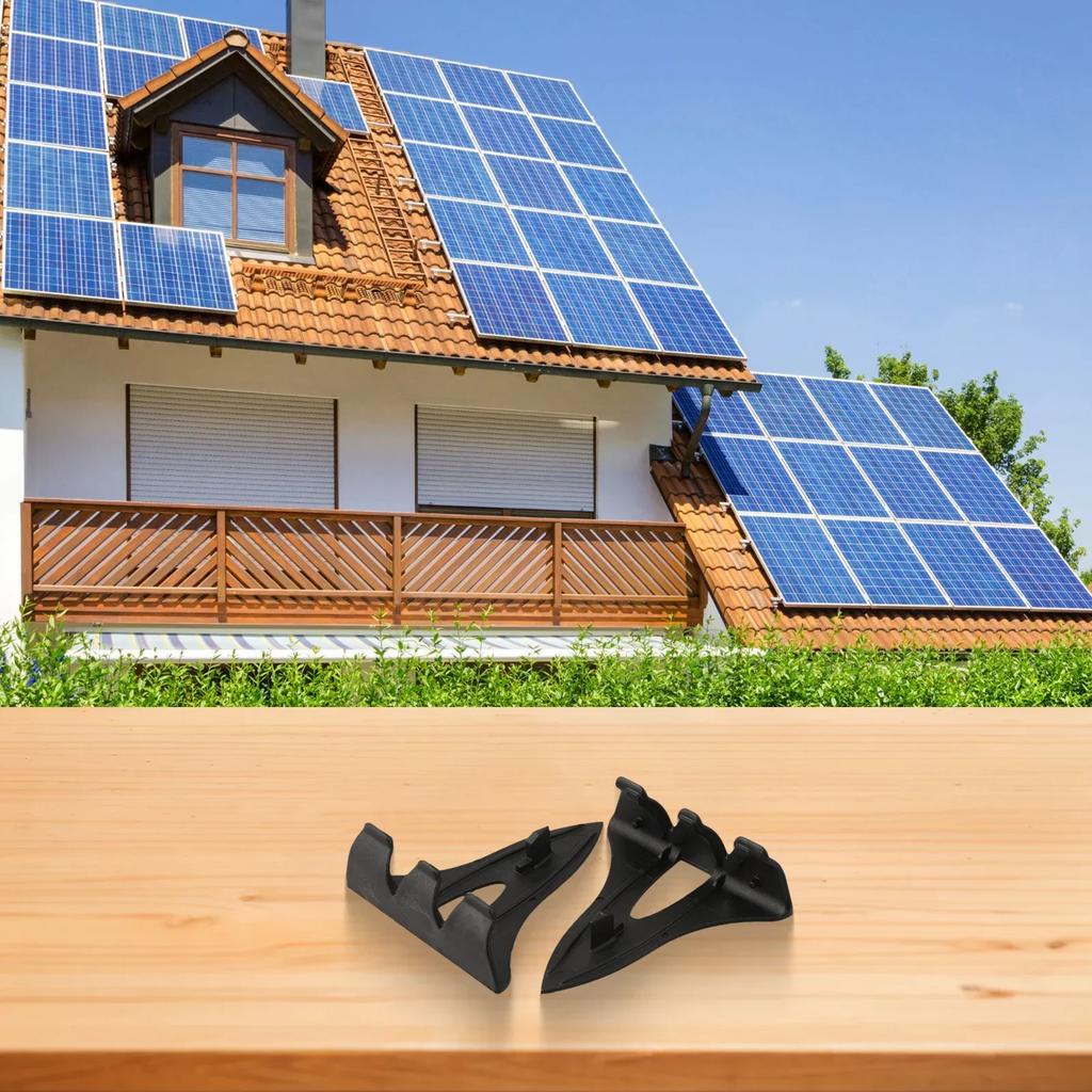 20Pcs 30/33/35/mm Solar Panel Water Drainage Clips Photovoltaic Modules Cleaning Clips For Solar Panel Water Drain Clamps