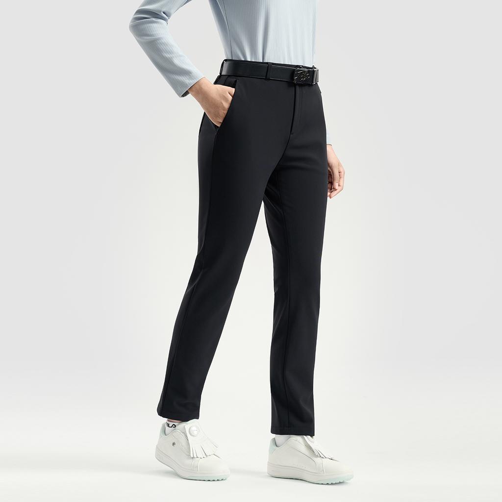 Fila Golf Series Simple Comfortable Aesthetic Solid Color Golf Apparel Women Apparel A11W545602F-BK