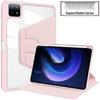 Xiaomi 6 Acrylic Leather Case PRO Rotating Stand for Redmi 10.6, Full Coverage Protective Back Shell, Anti-Scratch.