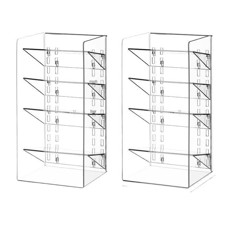 Clear Mirror Cabinet: Compact Storage for Makeup & Lipstick