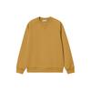 SS24 Chase Sweat Heavyweight Crew Neck Solid Long Sleeve Sweatshirt Men Sweatshirt Ginger I033660-22J-XX