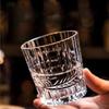 1pcs Vintage Spirits Cups Light Luxury Whiskey Glasses Transparent Glassware Foreign Wine Scotch Bourbon Cups Water Wine Cups
