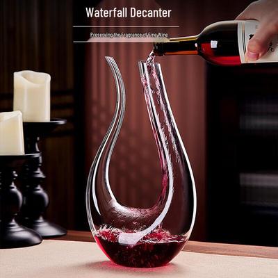 Europäische Kristall Schwan Rotwein Dekantierkaraffe 1500ml