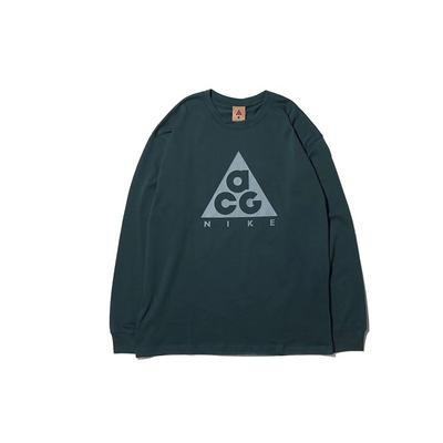 ACG Basic Logo Uzun Kollu Tişört Erkek Üstleri Derin-Orman-Yeşil BQ7203-328