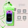 Waterproof Floating Phone Pouch with Airbag, Touchscreen Compatible, Ideal for Swimming, Rafting, and Rainproof for Food Delivery Riders.