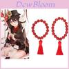 Handgefertigtes Hu Tao Cosplay Armband mit roten Perlen für Genshin Impact Fans