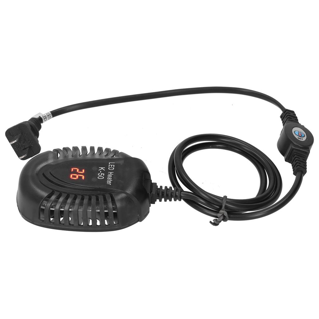 Submersible Aquarium Heater Fish Tank LED External Thermostat Quartz Heating Rod