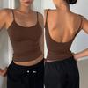 European And American Spice Girls Style Big Halter Sling Vest Women'S Multi-Color Optional Slim-Fit Inner And Outer Top