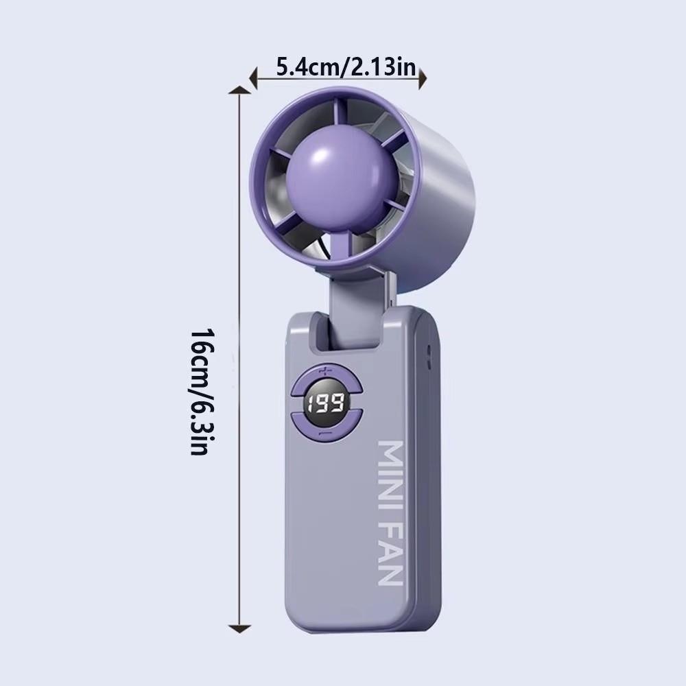 Powerful High-speed Fan USB Rechargeable MINI Turbo Fan Summer Handheld Fan Outdoor Travel